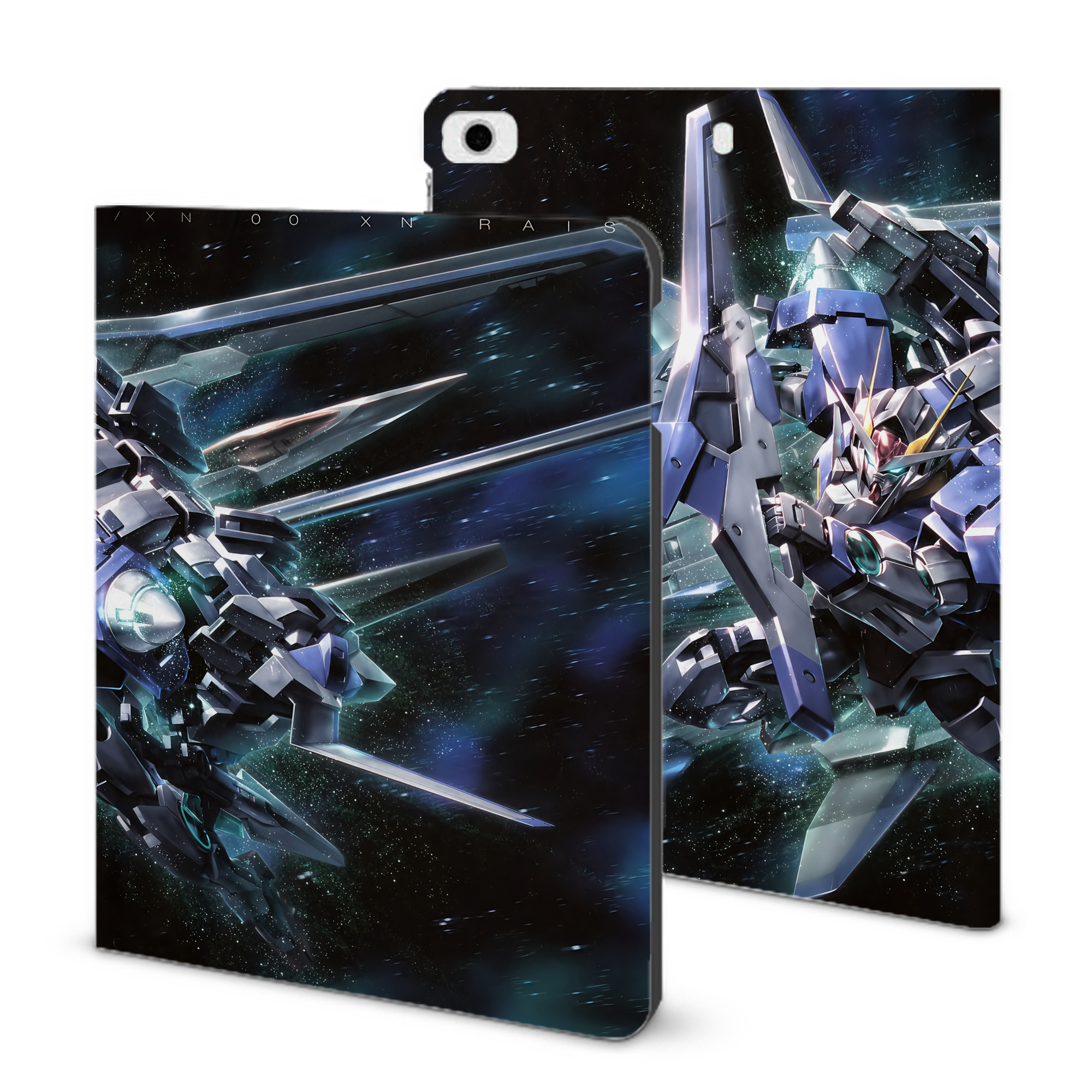 （画像用） 機動戦士ガンダム Mobile Suit Gundam IPad ケース ブック型 PUレザー TPU 耐衝撃 軽量 薄型 ペン収納なし 全面保護 IPad 各モデル対応